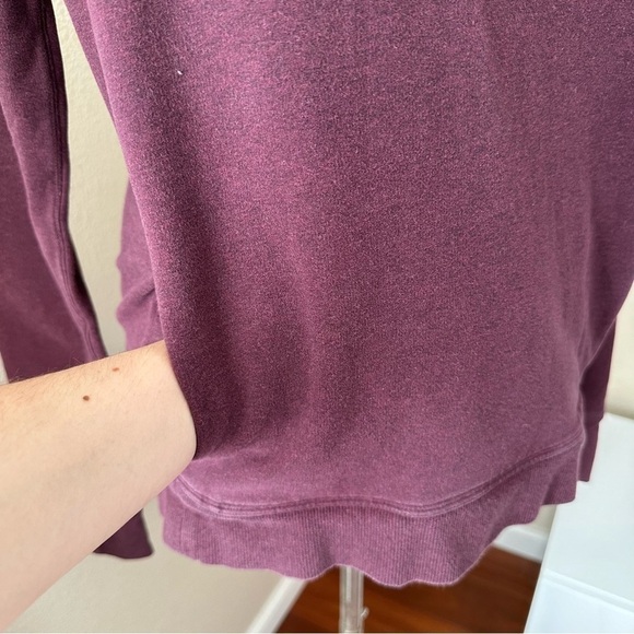 Lululemon Stress Less Hoodie Heathered Bordeaux Drama - Picture 6 of 17